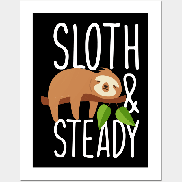 Cute Sloth Wall Art by Imutobi